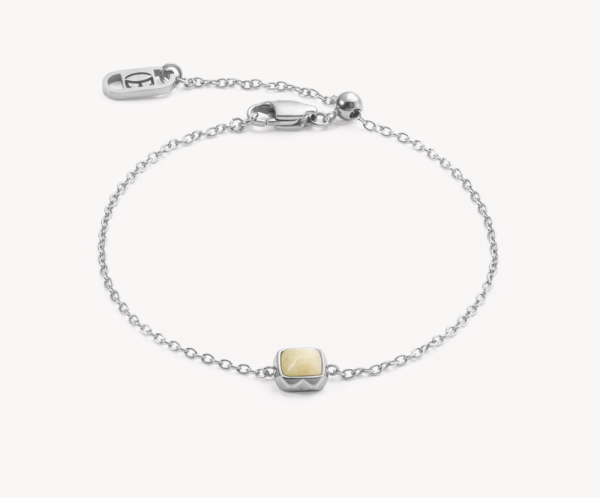 Coeur de Lion Silver Bracelet Citrine - November